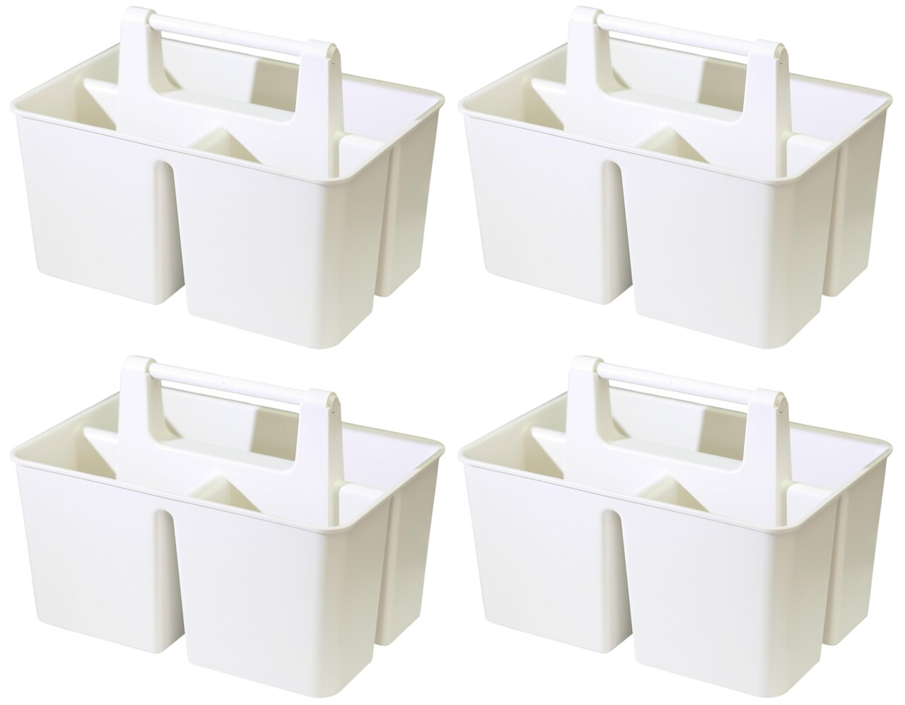 Enjoy Organizer | Shower Caddy Organizer with Handle, 3 Compartments, Portable Storage Bin for Bathroom, Dorm, Gym -Made In USA